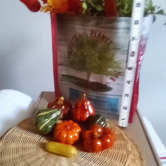 Vintage Ceramics,Mini Harvest Pumpkins and Gourd's - Picture 15 of 16